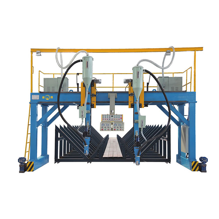 ເຄື່ອງເຊື່ອມໂລຫະ H-beam ປັບປຸງປະສິດທິພາບການຜະລິດໂຄງສ້າງແນວໃດ?